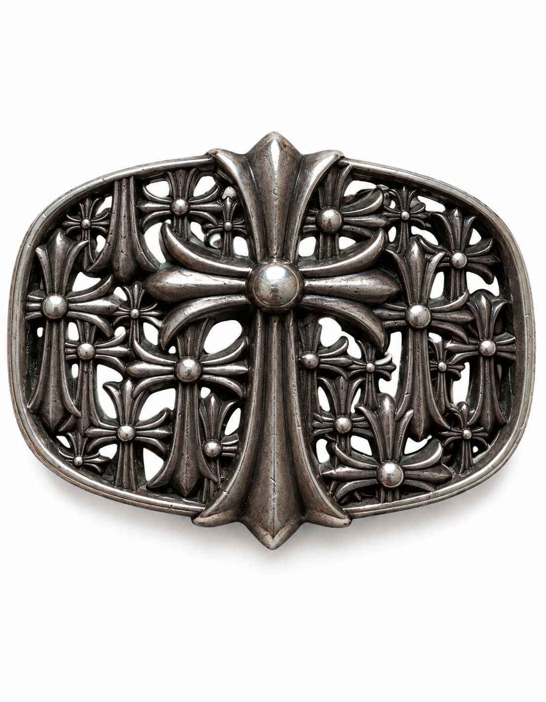 Chrome Hearts Cemetery Cross Belt Buckle — America