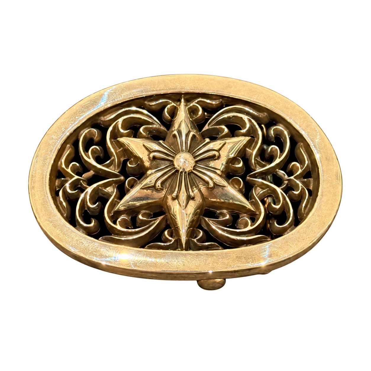 Chrome Hearts Oval Star Belt Buckle