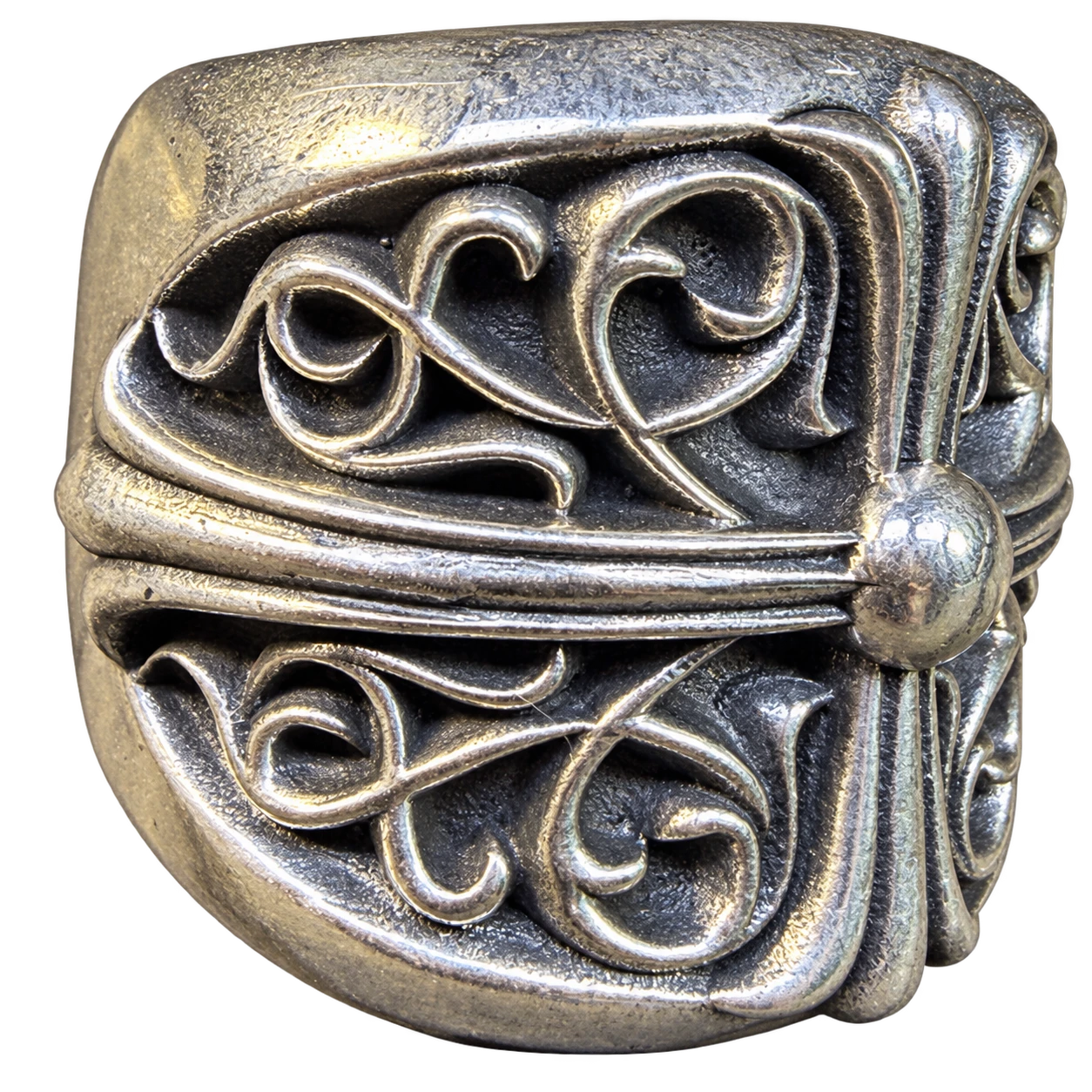 Chrome Hearts Wide Cruciform Ring — 2002